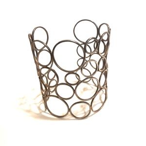Silver Bubble Cuff